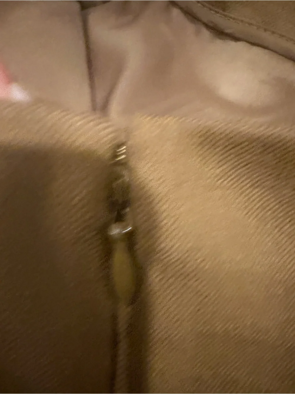 Tory Burch Camel A-Line Mini Skirt